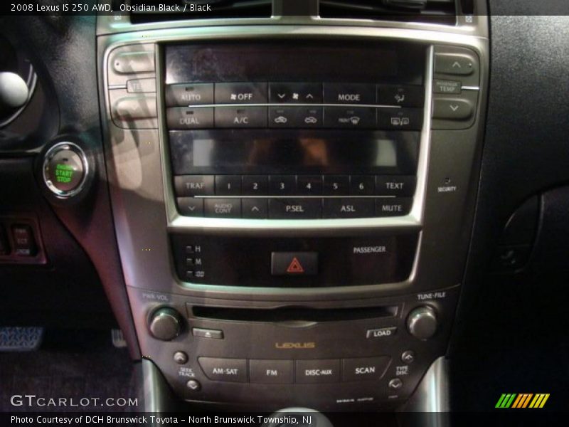 Obsidian Black / Black 2008 Lexus IS 250 AWD