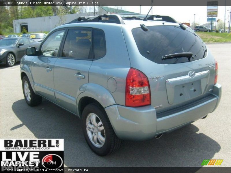 Alpine Frost / Beige 2006 Hyundai Tucson Limited 4x4