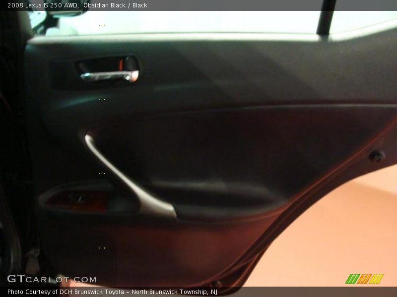 Obsidian Black / Black 2008 Lexus IS 250 AWD