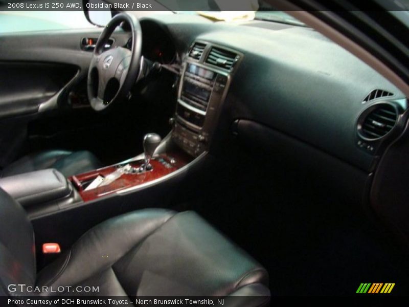 Obsidian Black / Black 2008 Lexus IS 250 AWD