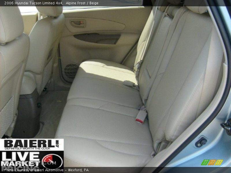 Alpine Frost / Beige 2006 Hyundai Tucson Limited 4x4