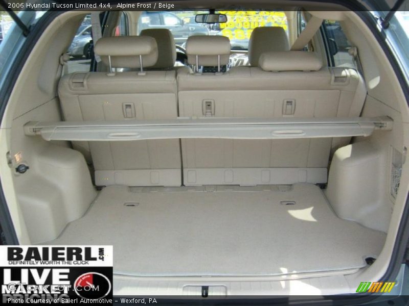 Alpine Frost / Beige 2006 Hyundai Tucson Limited 4x4