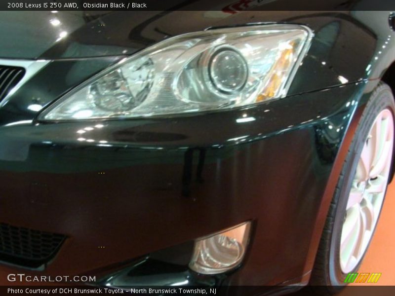 Obsidian Black / Black 2008 Lexus IS 250 AWD