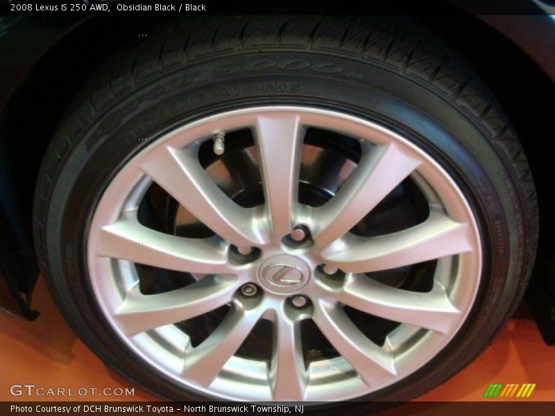 Obsidian Black / Black 2008 Lexus IS 250 AWD