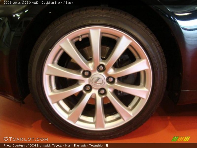 Obsidian Black / Black 2008 Lexus IS 250 AWD