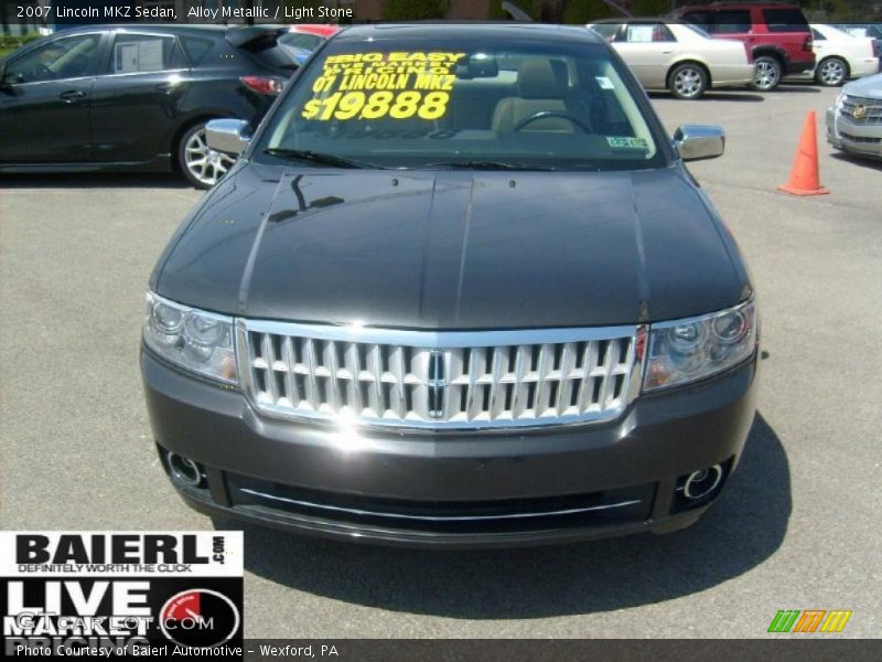 Alloy Metallic / Light Stone 2007 Lincoln MKZ Sedan