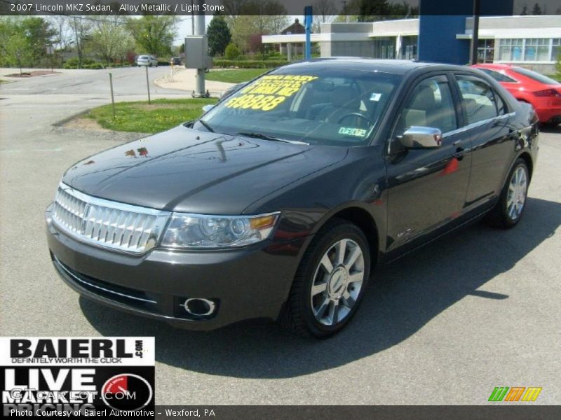 Alloy Metallic / Light Stone 2007 Lincoln MKZ Sedan
