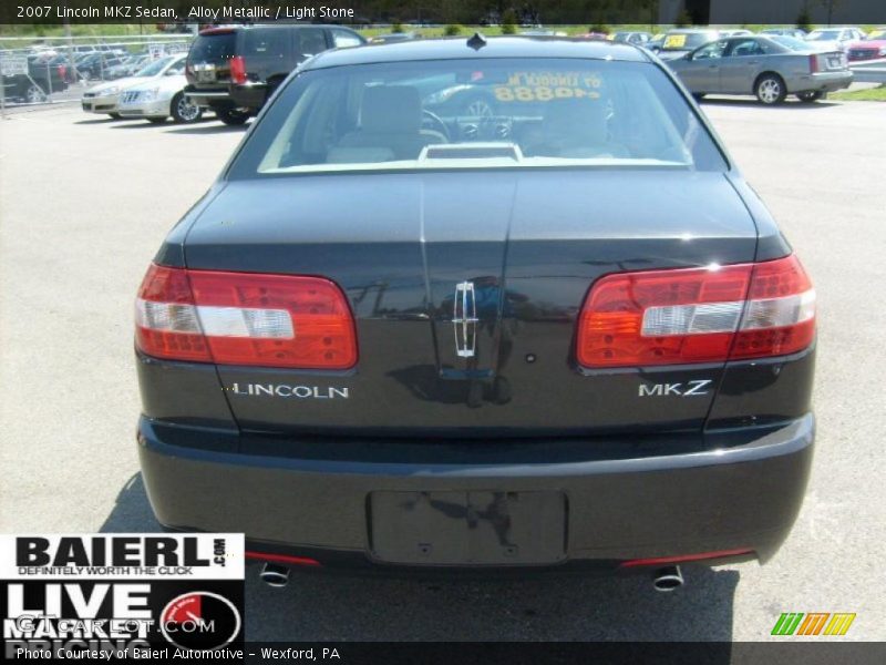 Alloy Metallic / Light Stone 2007 Lincoln MKZ Sedan