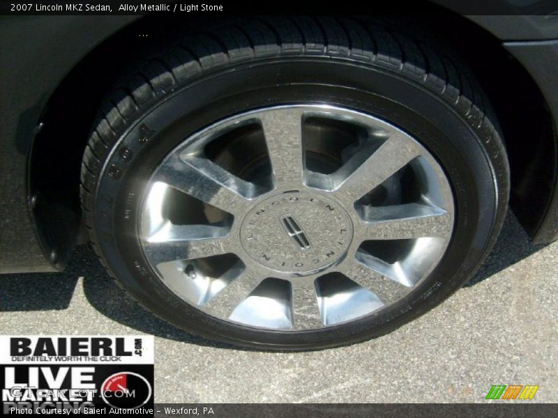 Alloy Metallic / Light Stone 2007 Lincoln MKZ Sedan