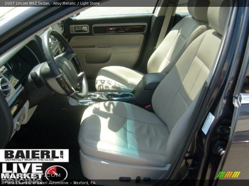 Alloy Metallic / Light Stone 2007 Lincoln MKZ Sedan