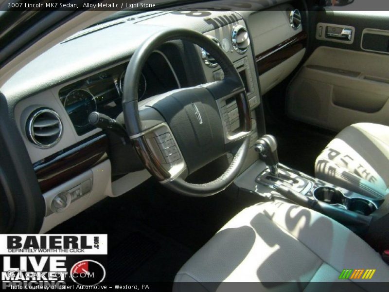 Alloy Metallic / Light Stone 2007 Lincoln MKZ Sedan