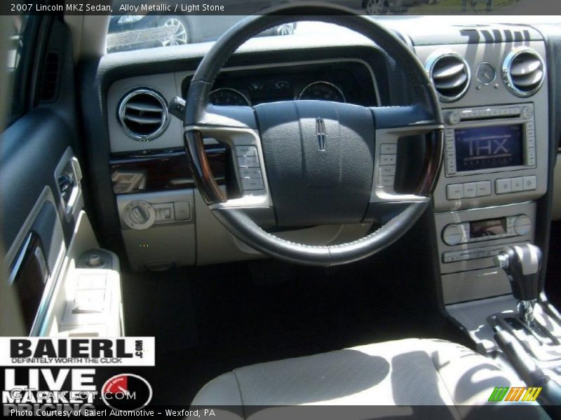 Alloy Metallic / Light Stone 2007 Lincoln MKZ Sedan
