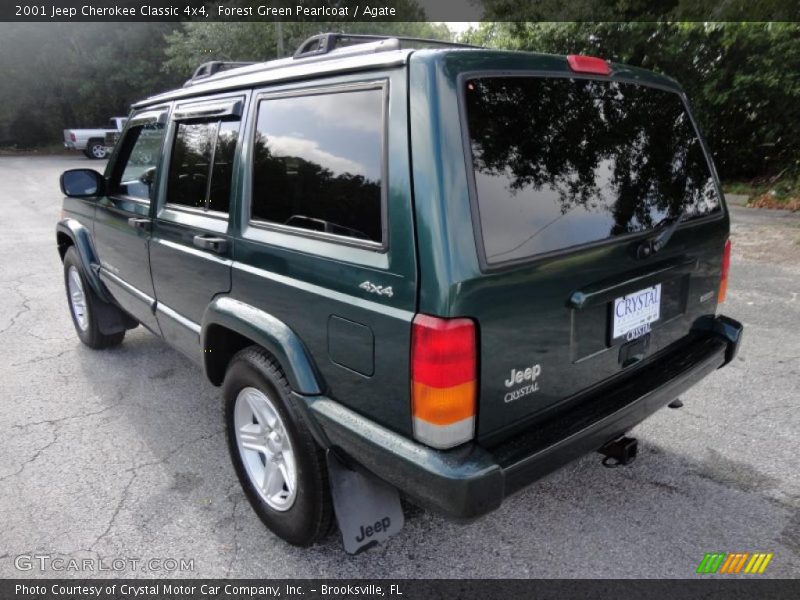 Forest Green Pearlcoat / Agate 2001 Jeep Cherokee Classic 4x4