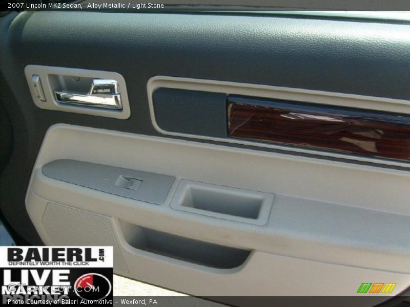 Alloy Metallic / Light Stone 2007 Lincoln MKZ Sedan