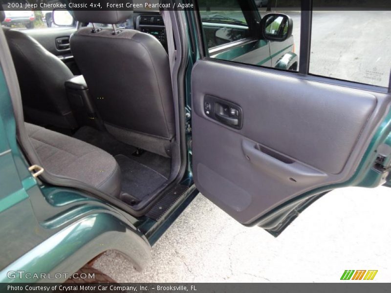 Forest Green Pearlcoat / Agate 2001 Jeep Cherokee Classic 4x4