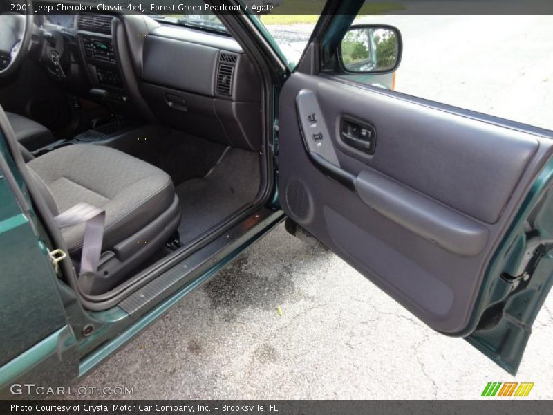 Forest Green Pearlcoat / Agate 2001 Jeep Cherokee Classic 4x4