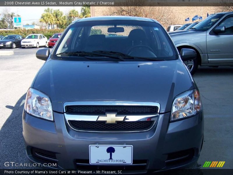 Medium Gray Metallic / Charcoal 2008 Chevrolet Aveo LS Sedan