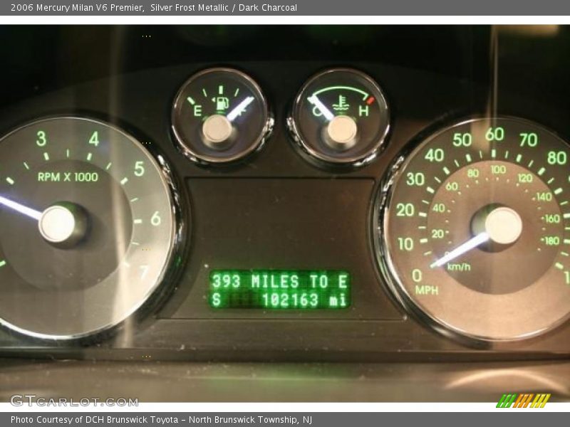 Silver Frost Metallic / Dark Charcoal 2006 Mercury Milan V6 Premier