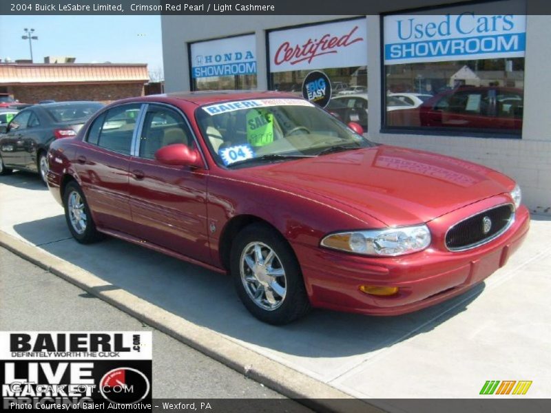 Crimson Red Pearl / Light Cashmere 2004 Buick LeSabre Limited