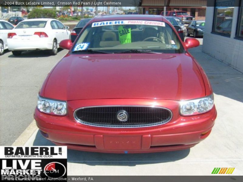 Crimson Red Pearl / Light Cashmere 2004 Buick LeSabre Limited