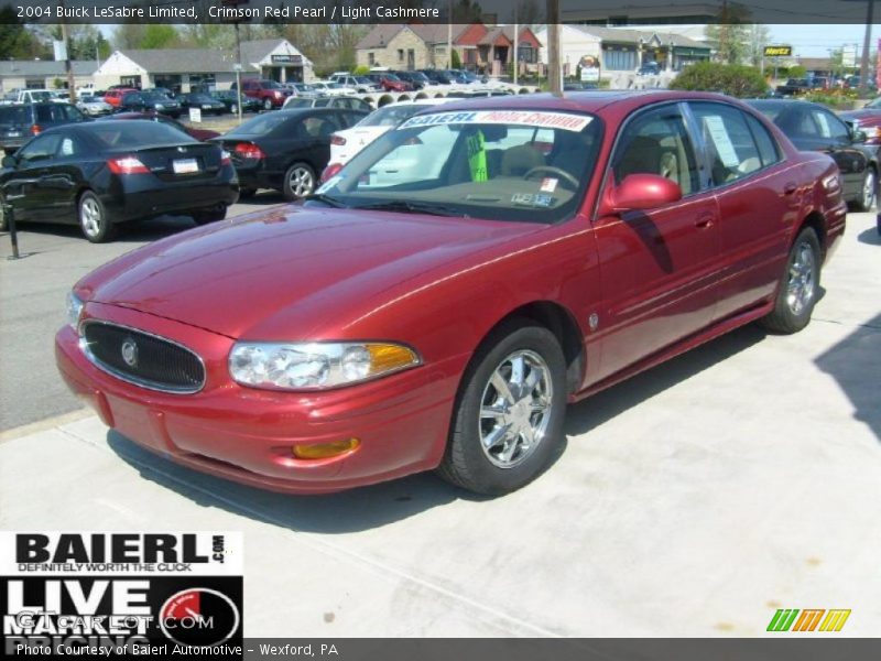 Crimson Red Pearl / Light Cashmere 2004 Buick LeSabre Limited