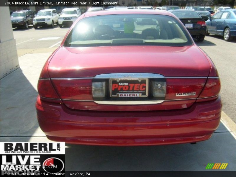 Crimson Red Pearl / Light Cashmere 2004 Buick LeSabre Limited