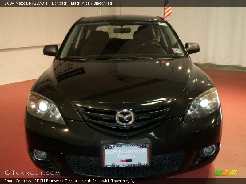 Black Mica / Black/Red 2004 Mazda MAZDA3 s Hatchback