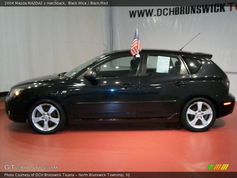 Black Mica / Black/Red 2004 Mazda MAZDA3 s Hatchback