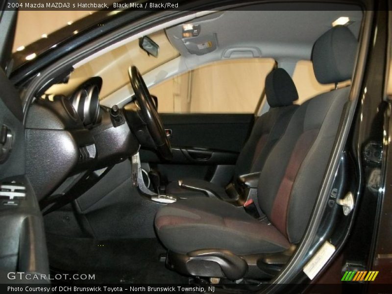 Black Mica / Black/Red 2004 Mazda MAZDA3 s Hatchback