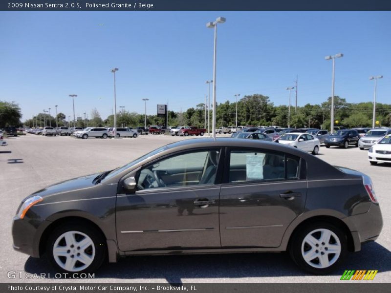 Polished Granite / Beige 2009 Nissan Sentra 2.0 S