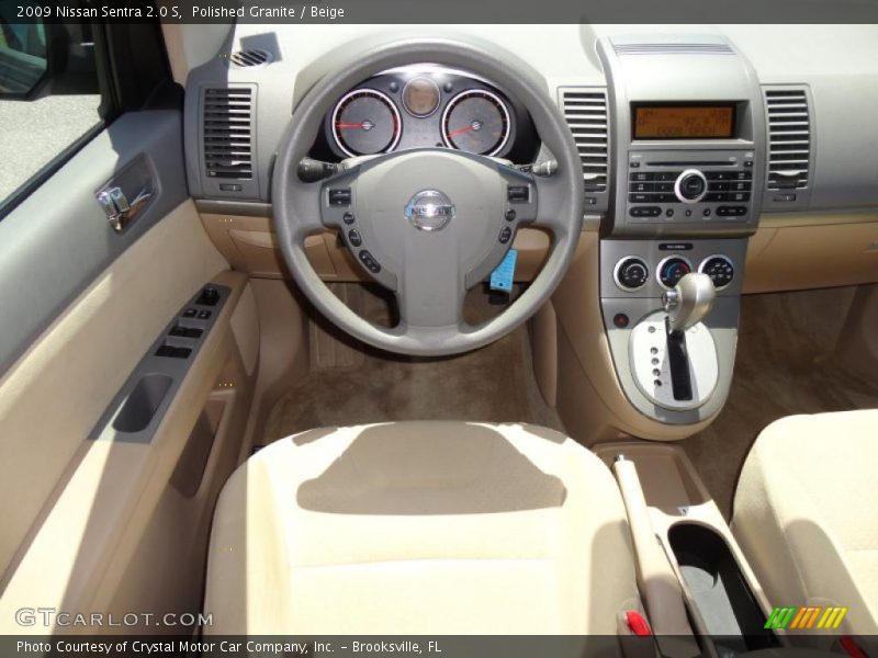 Polished Granite / Beige 2009 Nissan Sentra 2.0 S