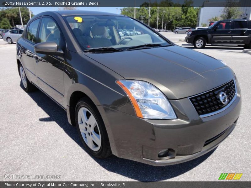 Polished Granite / Beige 2009 Nissan Sentra 2.0 S