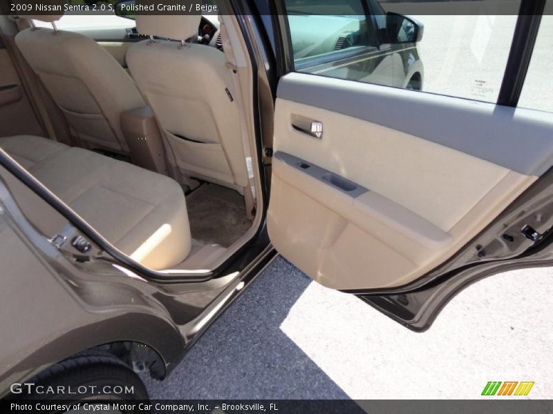 Polished Granite / Beige 2009 Nissan Sentra 2.0 S