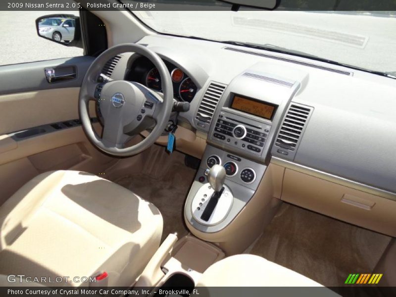 Polished Granite / Beige 2009 Nissan Sentra 2.0 S