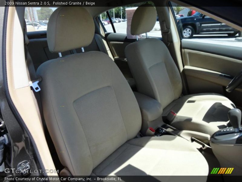 Polished Granite / Beige 2009 Nissan Sentra 2.0 S