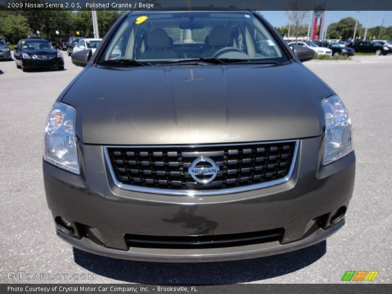 Polished Granite / Beige 2009 Nissan Sentra 2.0 S