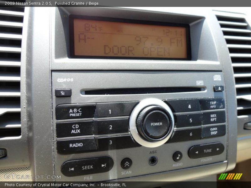 Polished Granite / Beige 2009 Nissan Sentra 2.0 S