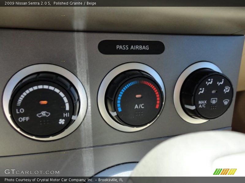 Polished Granite / Beige 2009 Nissan Sentra 2.0 S