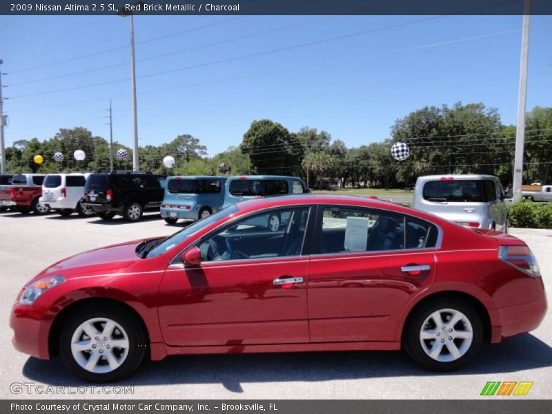 Red Brick Metallic / Charcoal 2009 Nissan Altima 2.5 SL