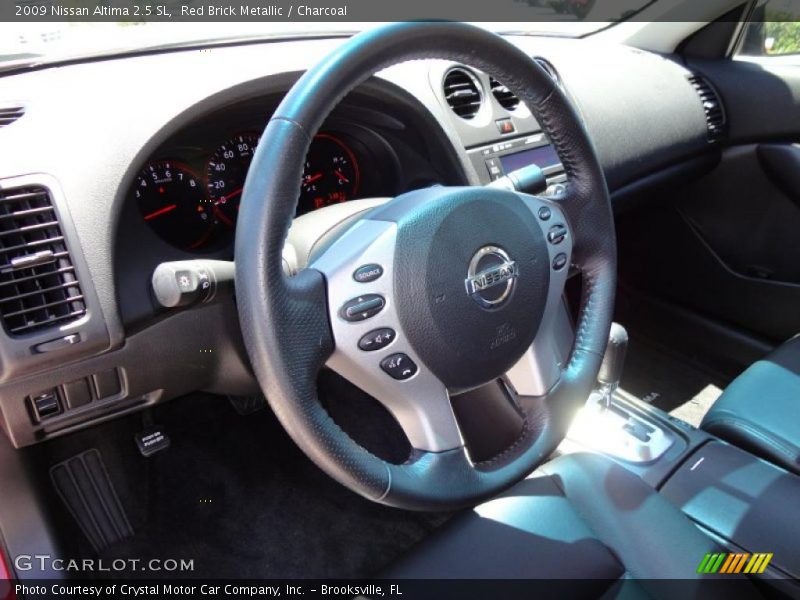 Red Brick Metallic / Charcoal 2009 Nissan Altima 2.5 SL