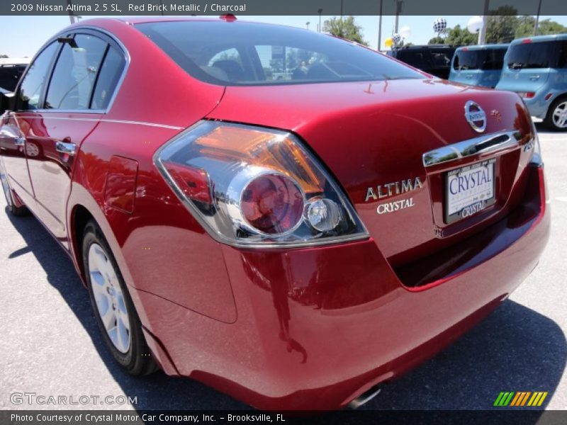 Red Brick Metallic / Charcoal 2009 Nissan Altima 2.5 SL
