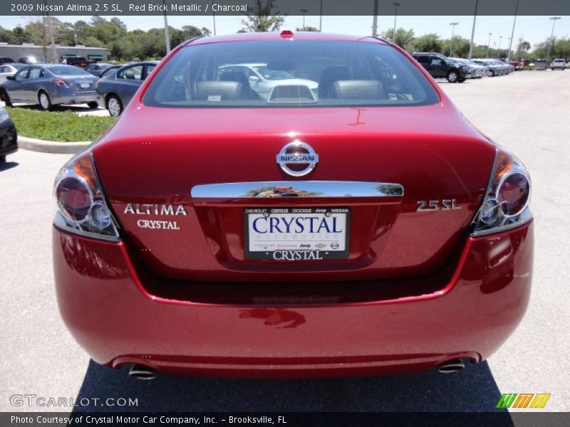 Red Brick Metallic / Charcoal 2009 Nissan Altima 2.5 SL