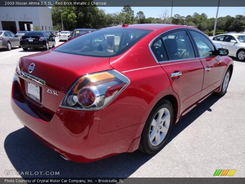Red Brick Metallic / Charcoal 2009 Nissan Altima 2.5 SL