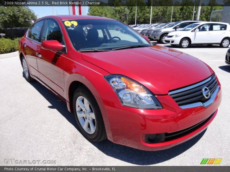 Red Brick Metallic / Charcoal 2009 Nissan Altima 2.5 SL