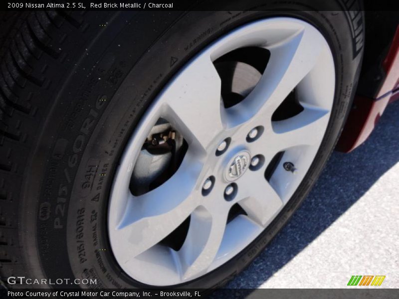 Red Brick Metallic / Charcoal 2009 Nissan Altima 2.5 SL