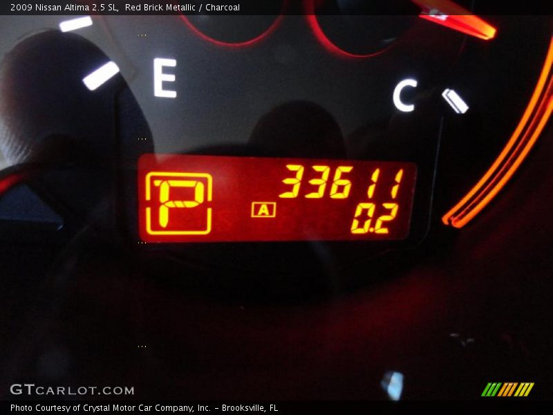 Red Brick Metallic / Charcoal 2009 Nissan Altima 2.5 SL