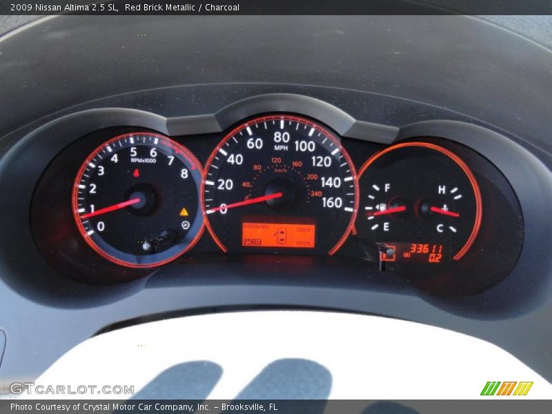 Red Brick Metallic / Charcoal 2009 Nissan Altima 2.5 SL