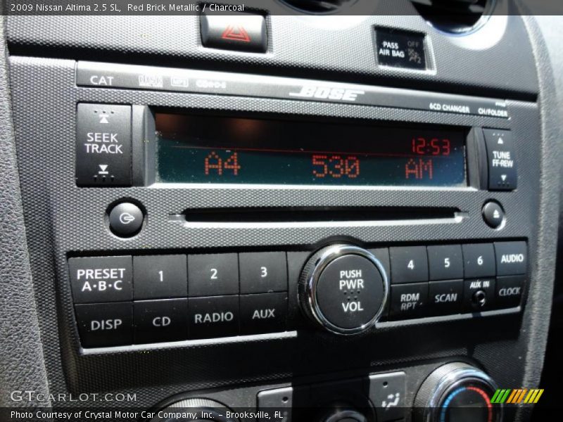 Red Brick Metallic / Charcoal 2009 Nissan Altima 2.5 SL