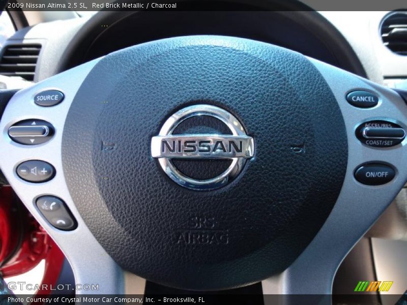 Red Brick Metallic / Charcoal 2009 Nissan Altima 2.5 SL