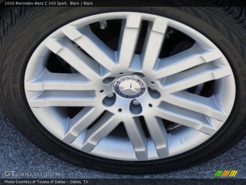 Black / Black 2009 Mercedes-Benz C 300 Sport